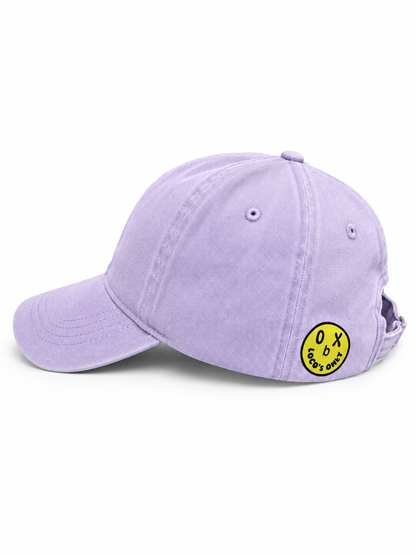 Purple dad hat