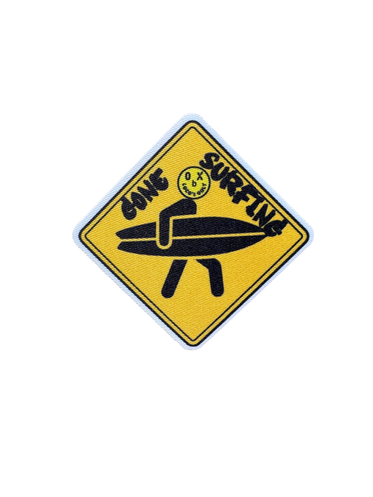 Gone surfing